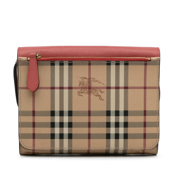 Pre-Loved Burberry Haymarket Check Loxley Crossbody Bag - Picture 4 of 12